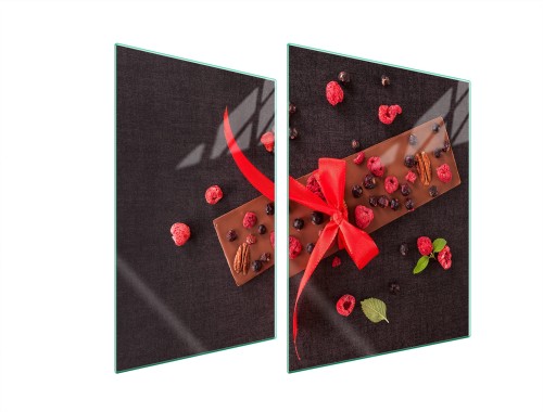 SZKLANA PŁYTA OCHRONNA NA KUCHENKĘ 70x52 Kuchnia