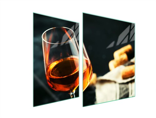 SZKLANA PŁYTA OCHRONNA NA KUCHENKĘ 70x52 Wino
