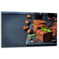 SZKLANA PŁYTA OCHRONNA NA KUCHENKĘ 80x52 90811