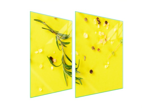 SZKLANA PŁYTA OCHRONNA NA KUCHENKĘ 70x52 Sól