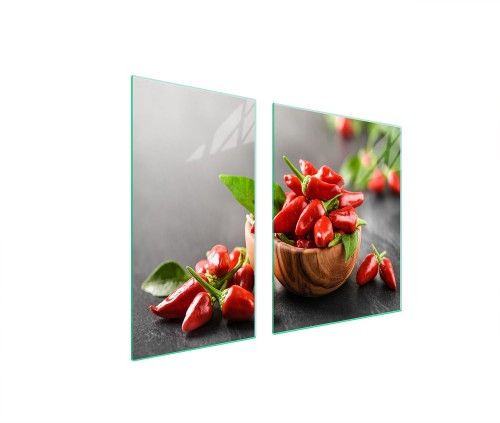 SZKLANA PŁYTA OCHRONNA NA KUCHENKĘ 90x52 Chili