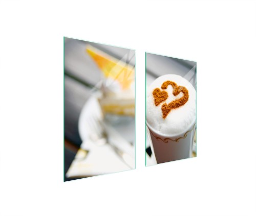 SZKLANA PŁYTA OCHRONNA NA KUCHENKĘ 75x52 Serce