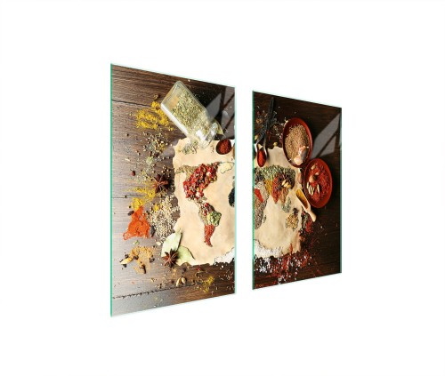 SZKLANA PŁYTA OCHRONNA NA KUCHENKĘ 75x52 Kuchnia