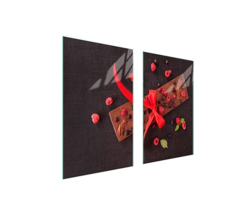 SZKLANA PŁYTA OCHRONNA NA KUCHENKĘ 75x52 Kuchnia