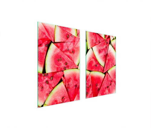 SZKLANA PŁYTA OCHRONNA NA KUCHENKĘ 75x52 Owoc