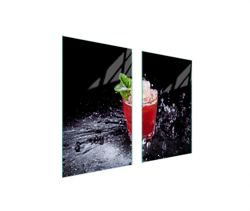 SZKLANA PŁYTA OCHRONNA NA KUCHENKĘ 75x52 Drink