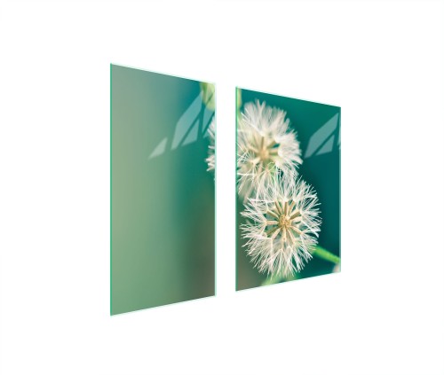 SZKLANA PŁYTA OCHRONNA NA KUCHENKĘ 75x52 Kwiat