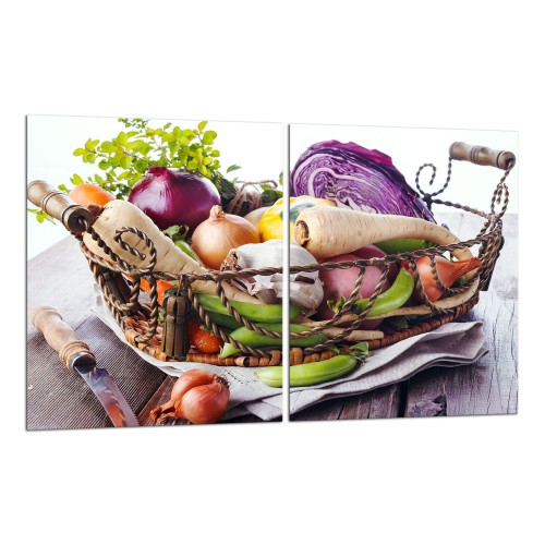 SZKLANA DESKA DO KROJENIA ZESTAW 2x40x52 50018
