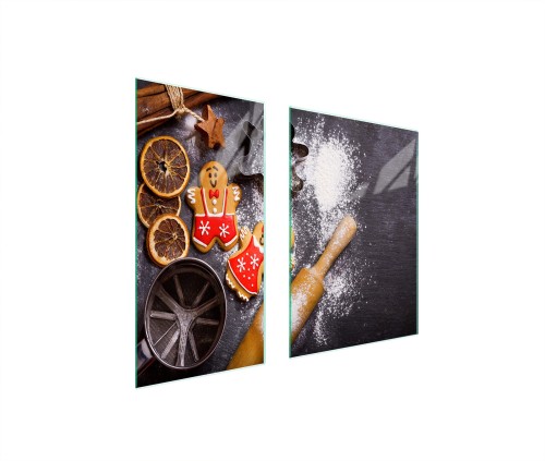 SZKLANA PŁYTA OCHRONNA NA KUCHENKĘ 75x52 Kuchnia