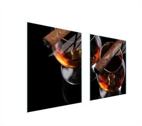 SZKLANA PŁYTA OCHRONNA NA KUCHENKĘ 85x52 Wino