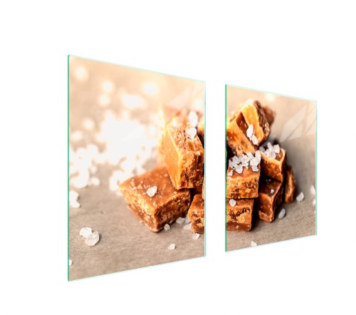SZKLANA PŁYTA OCHRONNA NA KUCHENKĘ 85x52 Deser