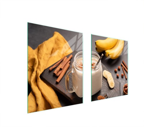 SZKLANA PŁYTA OCHRONNA NA KUCHENKĘ 85x52 Deser
