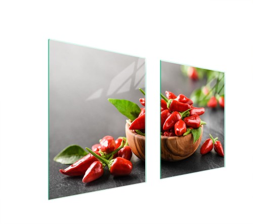 SZKLANA PŁYTA OCHRONNA NA KUCHENKĘ 85x52 Chili
