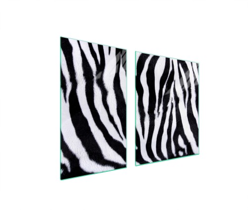 SZKLANA PŁYTA OCHRONNA NA KUCHENKĘ 100x52 Zebra