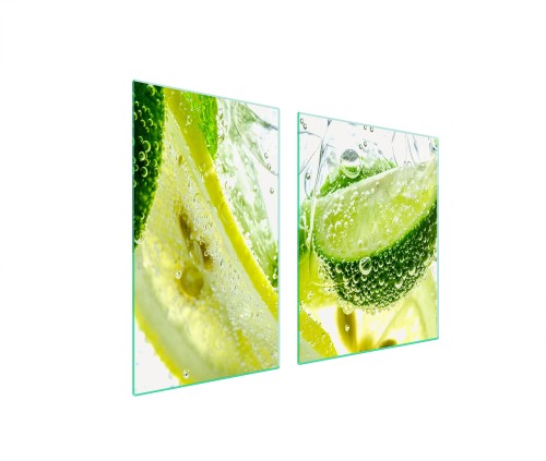 SZKLANA PŁYTA OCHRONNA NA KUCHENKĘ 100x52 Owoc