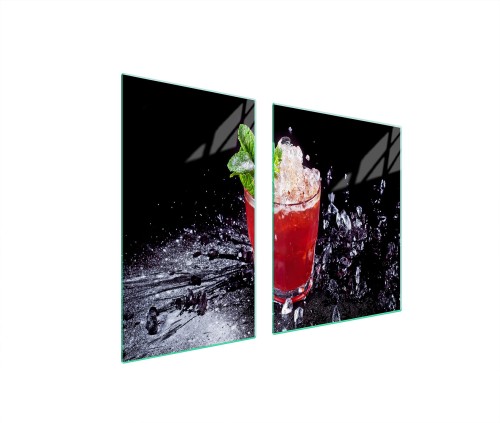 SZKLANA PŁYTA OCHRONNA NA KUCHENKĘ 100x52 Drink