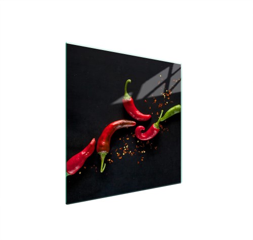 SZKLANA PŁYTA OCHRONNA NA KUCHENKĘ 50x52 Chili