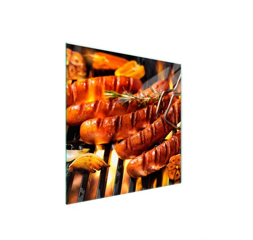 SZKLANA PŁYTA OCHRONNA NA KUCHENKĘ 50x52 Grill