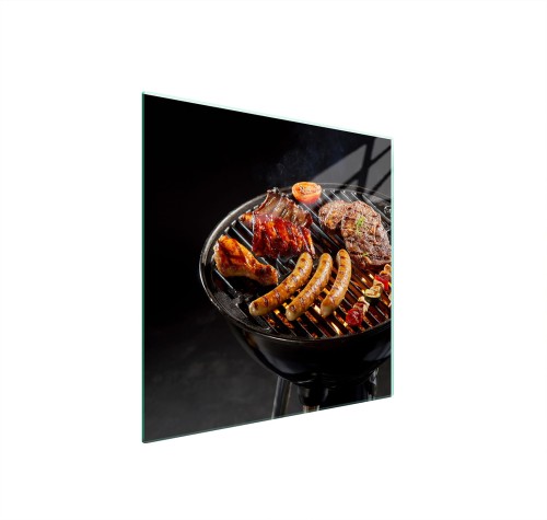 SZKLANA PŁYTA OCHRONNA NA KUCHENKĘ 50x52 Grill