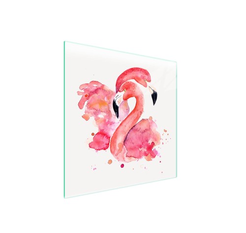 SZKLANA PŁYTA OCHRONNA NA KUCHENKĘ 50x52 Ptak
