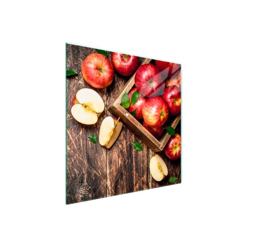 SZKLANA PŁYTA OCHRONNA NA KUCHENKĘ 50x52 Owoc