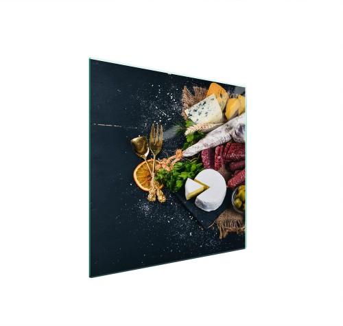 SZKLANA PŁYTA OCHRONNA NA KUCHENKĘ 50x52 Wino