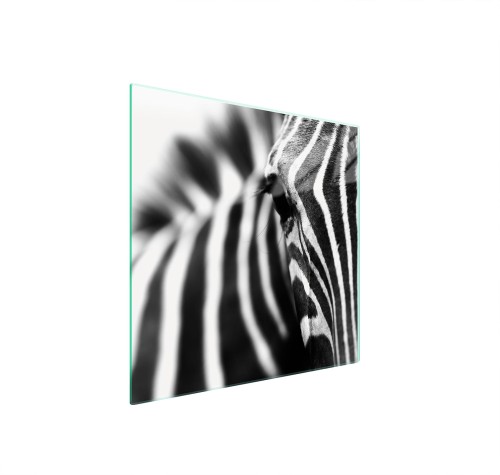 SZKLANA PŁYTA OCHRONNA NA KUCHENKĘ 50x52 Zebra