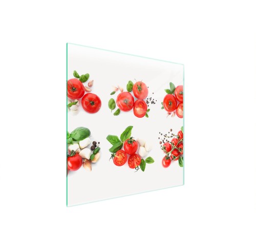 SZKLANA PŁYTA OCHRONNA NA KUCHENKĘ 50x52 Warzywa