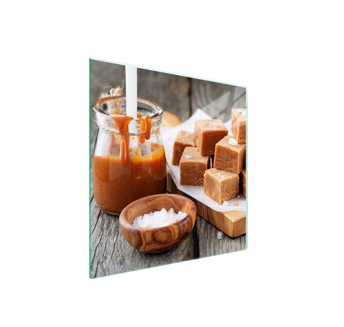 SZKLANA PŁYTA OCHRONNA NA KUCHENKĘ 50x52 Deser