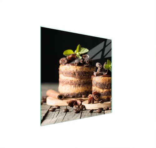 SZKLANA PŁYTA OCHRONNA NA KUCHENKĘ 50x52 Deser