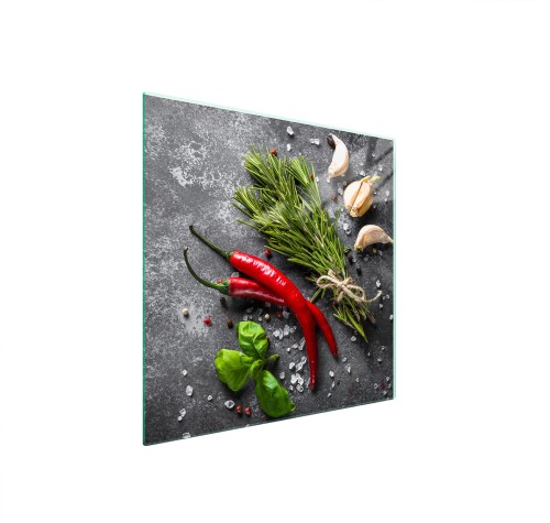 SZKLANA PŁYTA OCHRONNA NA KUCHENKĘ 50x52 Chili
