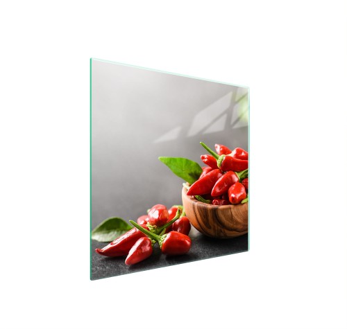 SZKLANA PŁYTA OCHRONNA NA KUCHENKĘ 50x52 Chili