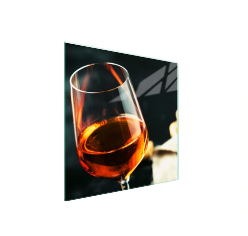 SZKLANA PŁYTA OCHRONNA NA KUCHENKĘ 50x52 Wino