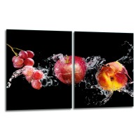 SZKLANA DESKA DO KROJENIA ZESTAW 2x40x52 50469