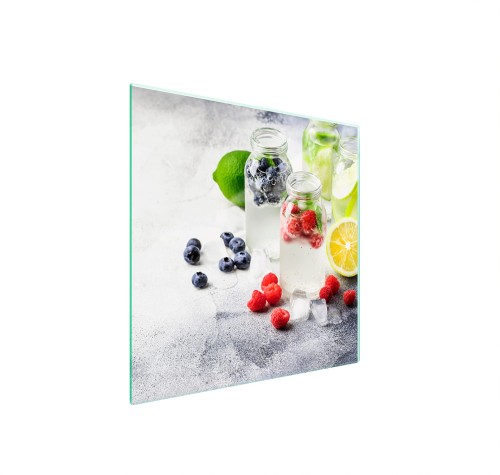 SZKLANA PŁYTA OCHRONNA NA KUCHENKĘ 50x52 Owoc