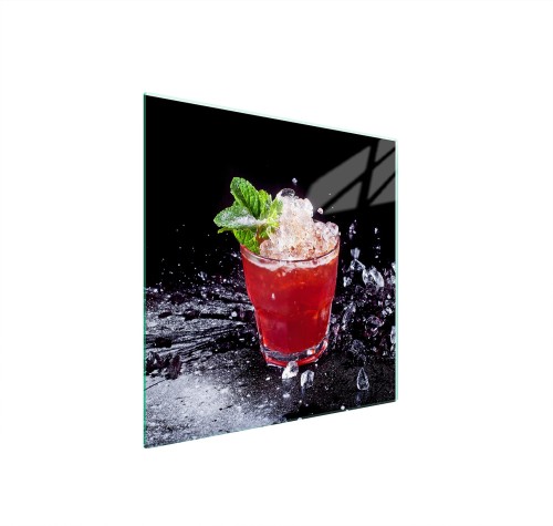 SZKLANA PŁYTA OCHRONNA NA KUCHENKĘ 50x52 Drink