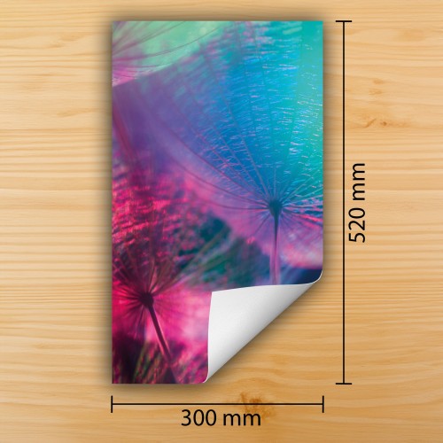 Mata ochronna na kuchenkę indukcyjną 30x52 cm - Mata antypoślizgowa na blat - Płyta ochronna zwijana - Dekoracja do kuchni - Więcej miejsca - Kolorowa kwiaty