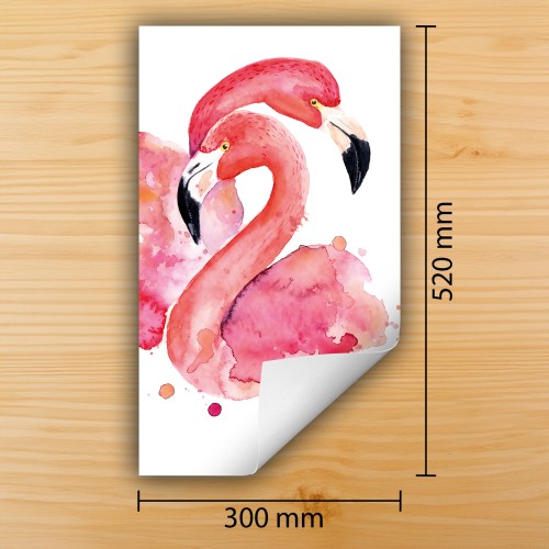 Mata ochronna na kuchenkę indukcyjną 30x52 cm - Mata antypoślizgowa na blat - Płyta ochronna zwijana - Dekoracja do kuchni - Więcej miejsca - Różowa flaming