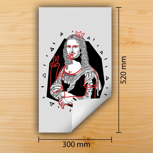 Mata ochronna na kuchenkę indukcyjną 30x52 cm - Mata antypoślizgowa na blat - Płyta ochronna zwijana - Dekoracja do kuchni - Więcej miejsca - Obraz Pop Art.