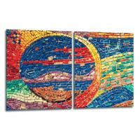 SZKLANA DESKA DO KROJENIA ZESTAW 2x40x52 50492