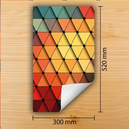 Mata ochronna na kuchenkę indukcyjną 30x52 cm - Mata antypoślizgowa na blat - Płyta ochronna zwijana - Dekoracja do kuchni - Więcej miejsca - Kolorowa wzór