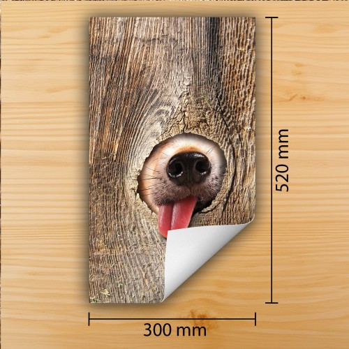 Mata ochronna na kuchenkę indukcyjną 30x52 cm - Mata antypoślizgowa na blat - Płyta ochronna zwijana - Dekoracja do kuchni - Więcej miejsca - Drewno pies