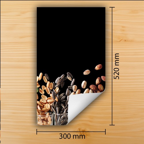 Mata ochronna na kuchenkę indukcyjną 30x52 cm - Mata antypoślizgowa na blat - Płyta ochronna zwijana - Dekoracja do kuchni - Więcej miejsca - Czarna przyprawy