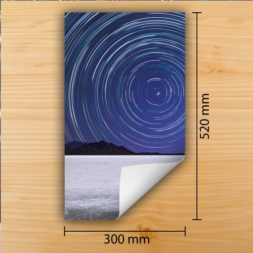 Mata ochronna na kuchenkę indukcyjną 30x52 cm - Mata antypoślizgowa na blat - Płyta ochronna zwijana - Dekoracja do kuchni - Więcej miejsca - Niebieska noc