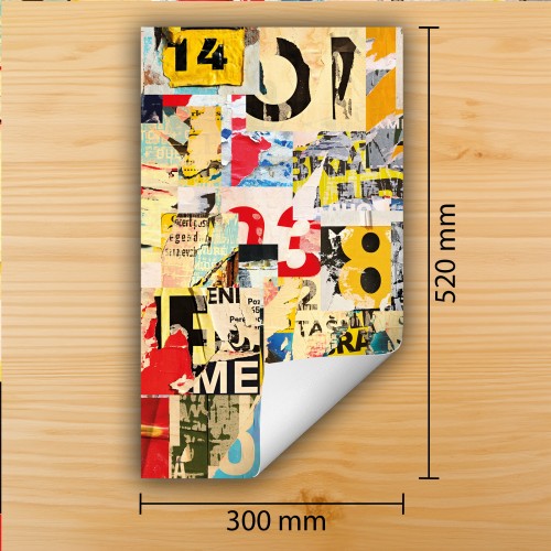 Mata ochronna na kuchenkę indukcyjną 30x52 cm - Mata antypoślizgowa na blat - Płyta ochronna zwijana - Dekoracja do kuchni - Więcej miejsca - Pop Art. Kolorowa