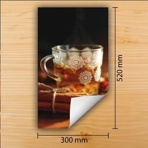 Mata ochronna na kuchenkę indukcyjną 30x52 cm - Mata antypoślizgowa na blat - Płyta ochronna zwijana - Dekoracja do kuchni - Więcej miejsca - Przyprawy Drink