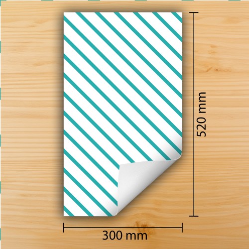 Mata ochronna na kuchenkę indukcyjną 30x52 cm - Mata antypoślizgowa na blat - Płyta ochronna zwijana - Dekoracja do kuchni - Więcej miejsca - Paski