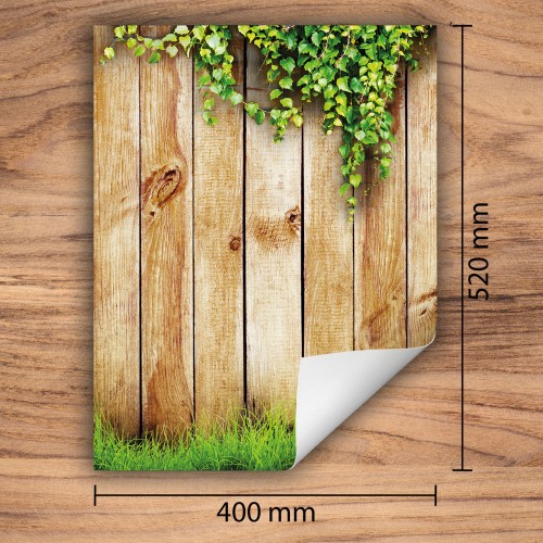 Mata ochronna na kuchenkę indukcyjną 40x52 cm - Mata antypoślizgowa na blat - Płyta ochronna zwijana - Dekoracja do kuchni - Więcej miejsca - Drewno brąz