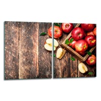 SZKLANA DESKA DO KROJENIA ZESTAW 2x40x52 50510