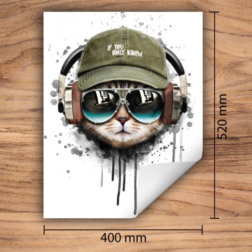 Mata ochronna na kuchenkę indukcyjną 40x52 cm - Mata antypoślizgowa na blat - Płyta ochronna zwijana - Dekoracja do kuchni - Więcej miejsca - Biała kot